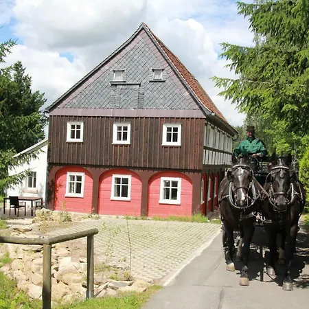 Oberlausitzer Ferienhaus Gebirgshaeusl Semesterbostad Kurort Jonsdorf